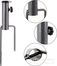 Universal Fishing Umbrella Ground Spike for Outdoor Canopy and Beach Umbrellas