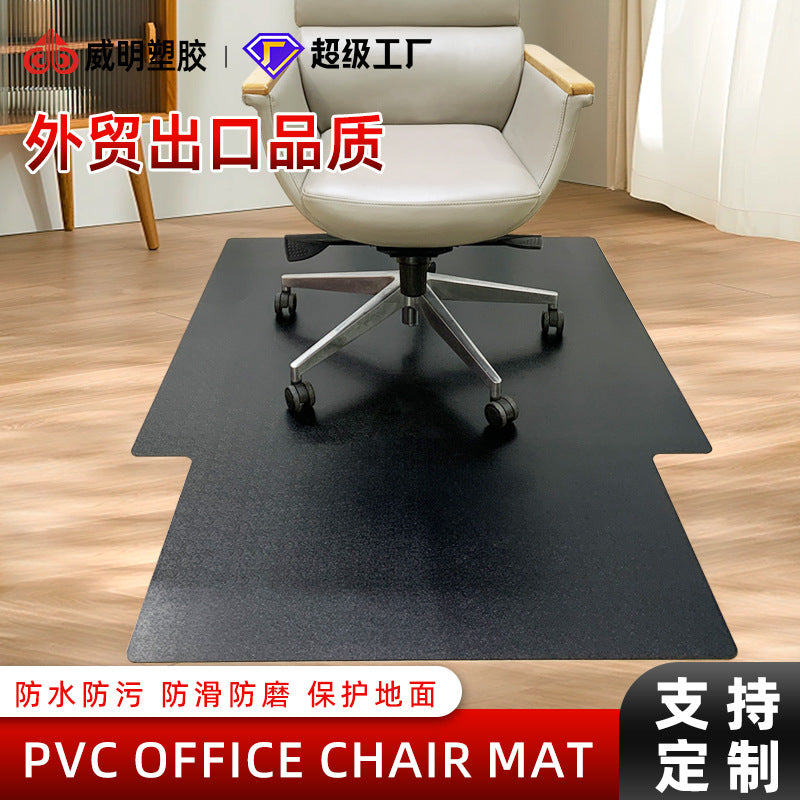 Transparent PVC Floor Protector Mat for Hardwood Floors and Chair Mats, Non-Slip and Sound Dampening