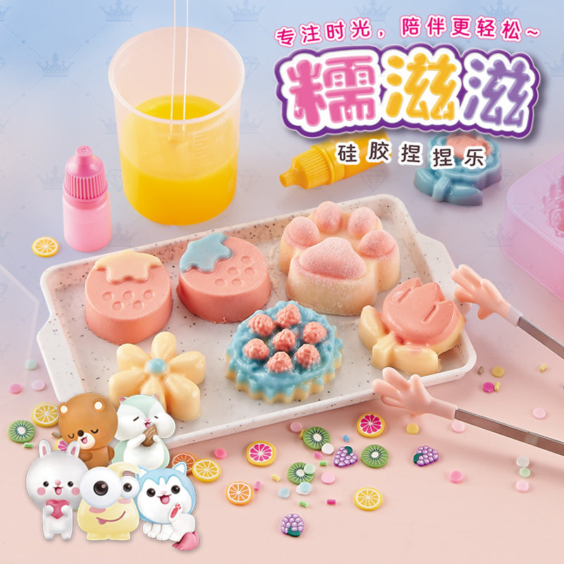 DIY Mini Squeeze Toy Kit for Kids - Simulation Food Stress Relief Craft