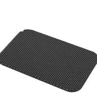 Double-Layer Cat Litter Mat, Washable, Anti-Tracking & Splash-Proof