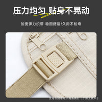 Anti-theft Travel Waist Pouch for Passport and Valuables, Slim and Discreet Running Belt for Men and Women
