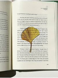 Ginkgo Leaf Acrylic Bookmark for Books and Planners