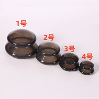 Silicone Cupping Set for Home Use - Transparent Negative Pressure Cupping Device with Massage Scraping Function