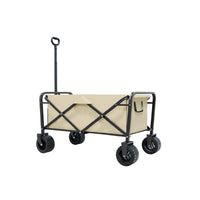Foldable Outdoor Camping Cart with Large Capacity for Picnic and Utility