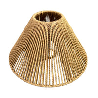 Handwoven Bohemian Lampshade for Table Lamps - Nordic Style Decorative Light Cover for Bedroom & Living Room