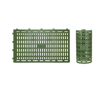 Adjustable Interlocking Plastic Tree Trunk Protector Guard for Seedlings and Young Trees