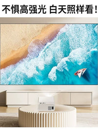 2026 New Mini HD Projector for Home Bedroom Dorm, 5G Phone Screen Mirroring