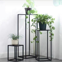 Nordic Iron Art Floor-Standing Plant Stand Modern Minimalist Indoor Green Plant Pot Rack Living Room Shelf