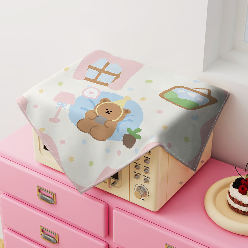 Korean Style Cute Bear Dust Cover for Home Appliances