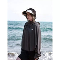 Unisex UPF 50+ Sun Protection Cape Hoodie for Outdoor Activities