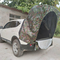SUV Car Tailgate Tent with Sunshade and Mosquito Net for Camping and Road Trips