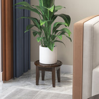 New Chinese Style Bamboo Plant Stand Indoor Outdoor Display Shelf