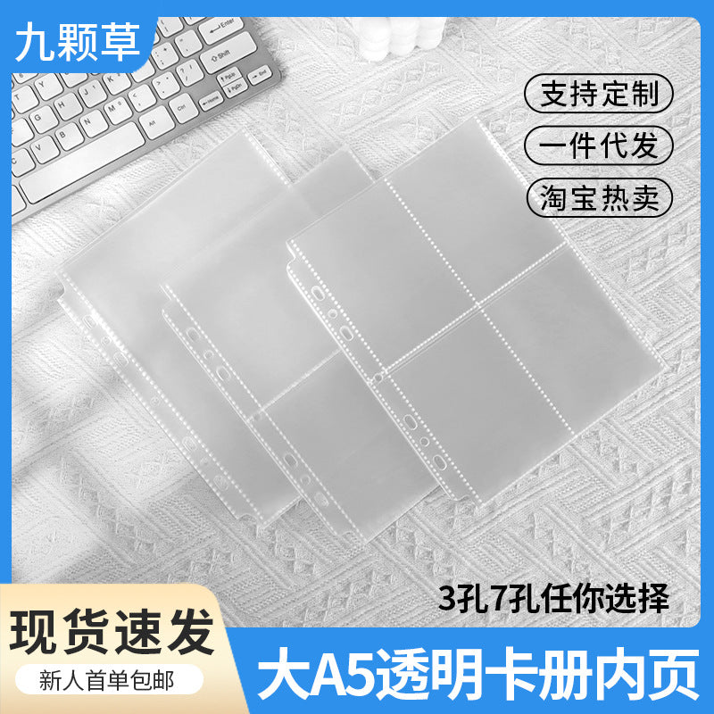 A5 3-Ring Binder Photo Album for Kpop Photocards and Instant Photos