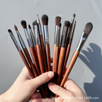 Professional Makeup Brush Set for Face and Eyes - Foundation, Blush, Concealer, Highlight, Eyeshadow, Lip