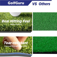 Golf Hitting Mat 5x4ft Indoor Practice Mat Portable Golf Batting Mat for Outdoor Training