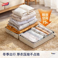 Tali Travel Roll-Up Vacuum Compression Bags for Luggage, No Pump Needed, for Down Jackets and Clothes