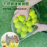 New Professional Tennis Ball Collector, Portable Retractable Rolling Ball Picker for Training