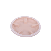 Round Faux Stone Plant Pot Saucer for Indoor Outdoor Use, Durable Resin Thickened Plastic Drip Tray