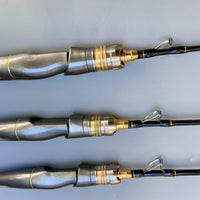 Titanium Alloy Micro-Lead Soft Tail Raft Fishing Rod Telescopic Positioning Bridge Raft Rod