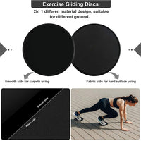Yoga Resistance Band and Gliding Disc Set for Rehabilitation and Exercise