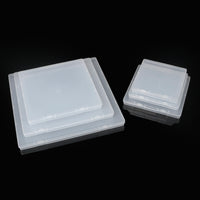 Clear PP Plastic Storage Box with Hinged Lid for Small Parts, Electronics, Hardware, and Accessories