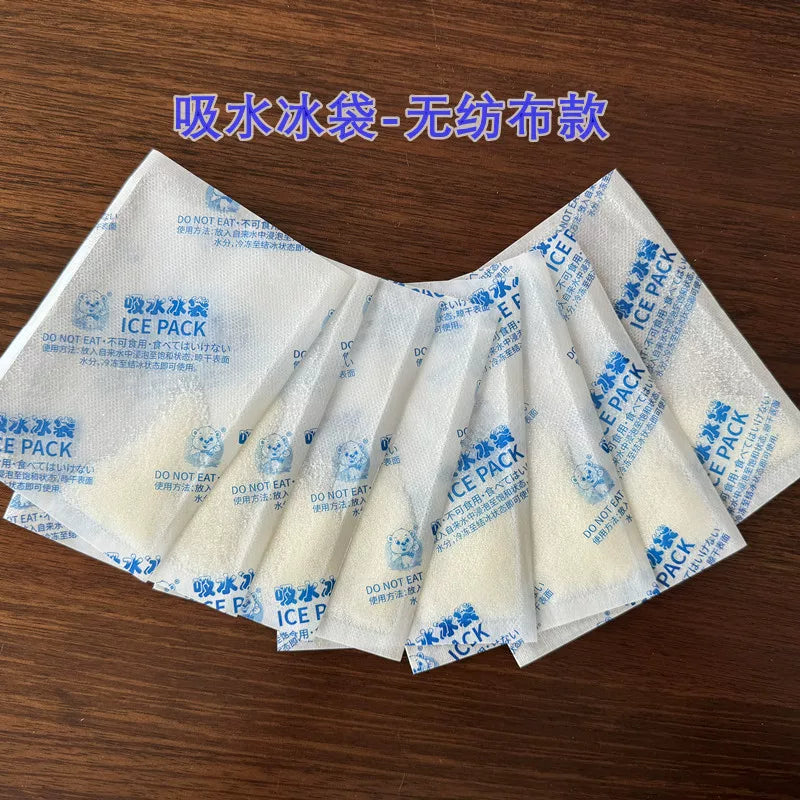 Self-Absorbing Ice Packs for Food and Beverage Transport