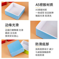 Melamine Stackable Square Serving Tray for Hot Pot Ingredients and Fruit
