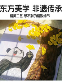 DIY Quilling Paper Art Kit - Four Seasons Panda Design