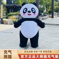 Inflatable Panda Mascot Costume for Adults - Walking Performance & Event Prop