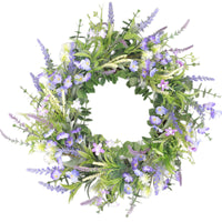 Spring Eucalyptus Lavender Wreath for Front Door Decor
