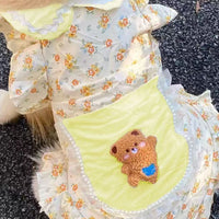 Floral Dog Dress for Medium to Large Breeds - Golden Retriever, Labrador, Samoyed, Border Collie