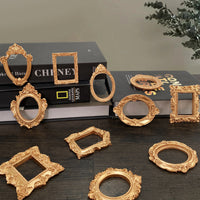 Miniature European Style Photo Frame for DIY Crafts and Dollhouse Decor