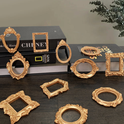 Miniature European Style Photo Frame for DIY Crafts and Dollhouse Decor