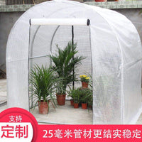 Portable Walk-in Greenhouse with Steel Frame for Plants, Flowers, and Vegetables