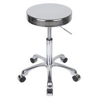 304 Stainless Steel Anti-static Lab Stool with Adjustable Swivel Seat for Cleanroom