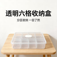 Food Grade Refrigerator Storage Containers with Dividers for Meat and Produce