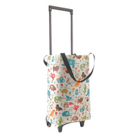 Foldable Shopping Cart with Wheels for Groceries, Stair Climbing, and Heavy Duty Use