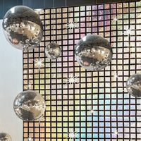 Disco Tablecloth Laser Background Decoration for Disco Theme Party