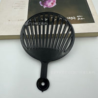 Mini Transparent/Black Hand Fan for DIY Idol Support