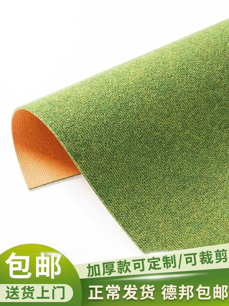 Outdoor Patio Mat Green Waterproof Sunscreen Non-slip Wear-resistant Balcony Open-air Full Paving Outdoor Customizable Carpet