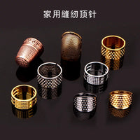 Metal Thimble Ring for Hand Sewing and Cross Stitch