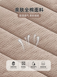 Adjustable Height Cotton Towel Pillow for Neck Support and Sleep, Foldable Low Pillow for Travel and Home Use