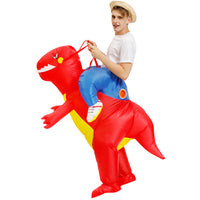 Inflatable Dinosaur Rider Costume for Halloween Easter Kids Performance