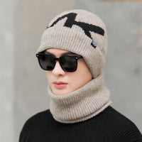 Men's Winter Knit Beanie Hat with Fleece Lining, Warm Cycling Cold Weather Cap