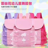 Girls' Ballet Dance Backpack with Lace Trim - Princess Style