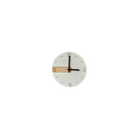 Dollhouse Miniature Wall Clock for OB11 BJD Dolls, 1:12 Scale Decor Accessory