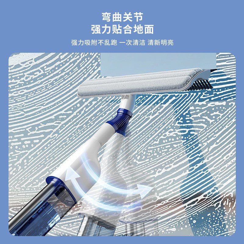 Telescopic Window Cleaner with Spray and Mop Function for High-Rise Windows