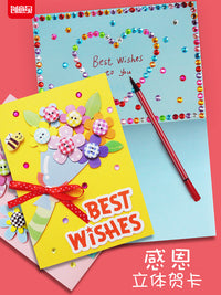 DIY Teacher's Day Pop-Up Card Kit with Recording Function for Kindergarten Graduation Gift