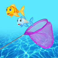 Telescopic Stainless Steel Fishing Net for Kids, Insect Catching Net, Shrimp Net, Outdoor Toy