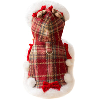 Christmas Pet Cloak Warm Cat Dog Cape Pajamas